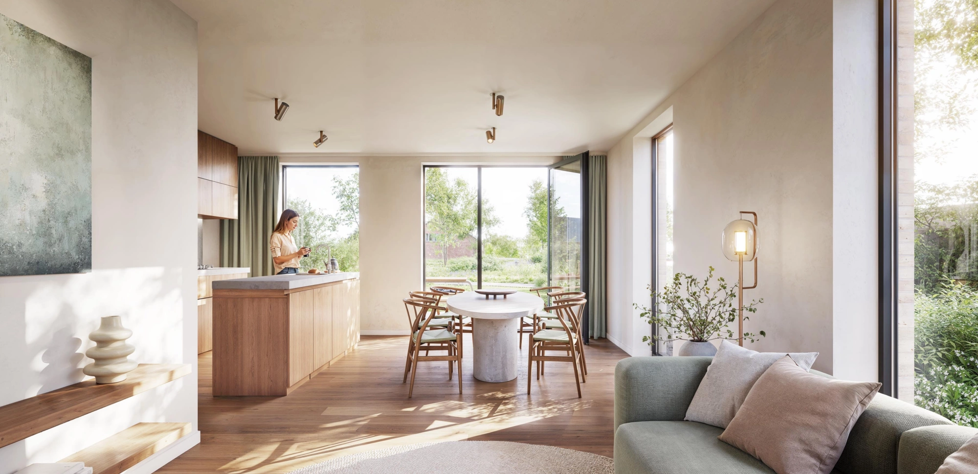 Acasa projectontwikkeling vastgoed nieuwbouw Remise Nevele groen wonen woning te koop inter