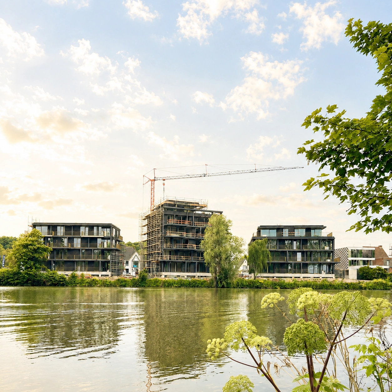 Acasa projectontwikkeling vastgoed tekoop appartementen Deinze Astene wonen aan de Leie Leiemeersen2a