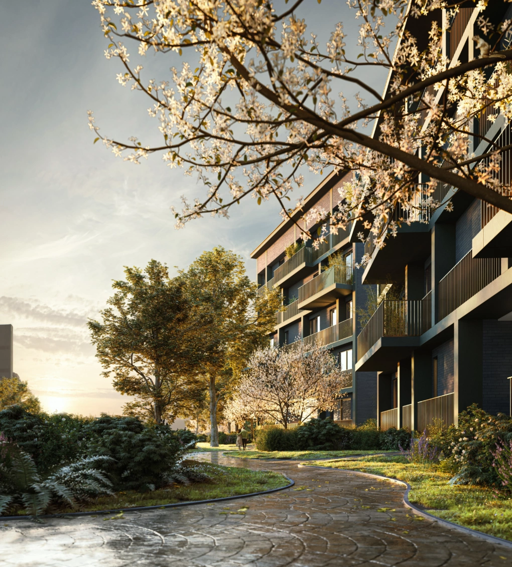 Acasa Projectontwikkeling vastgoed nieuwbouw Leiemeersen Astene Deinze Leie groen wonen appartement te koop L